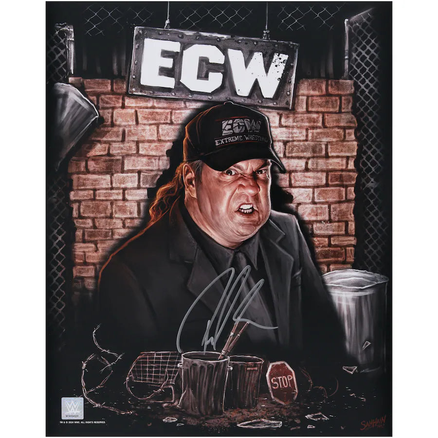Paul Heyman WWE Autographed 16" x 20" ECW Original Photograph