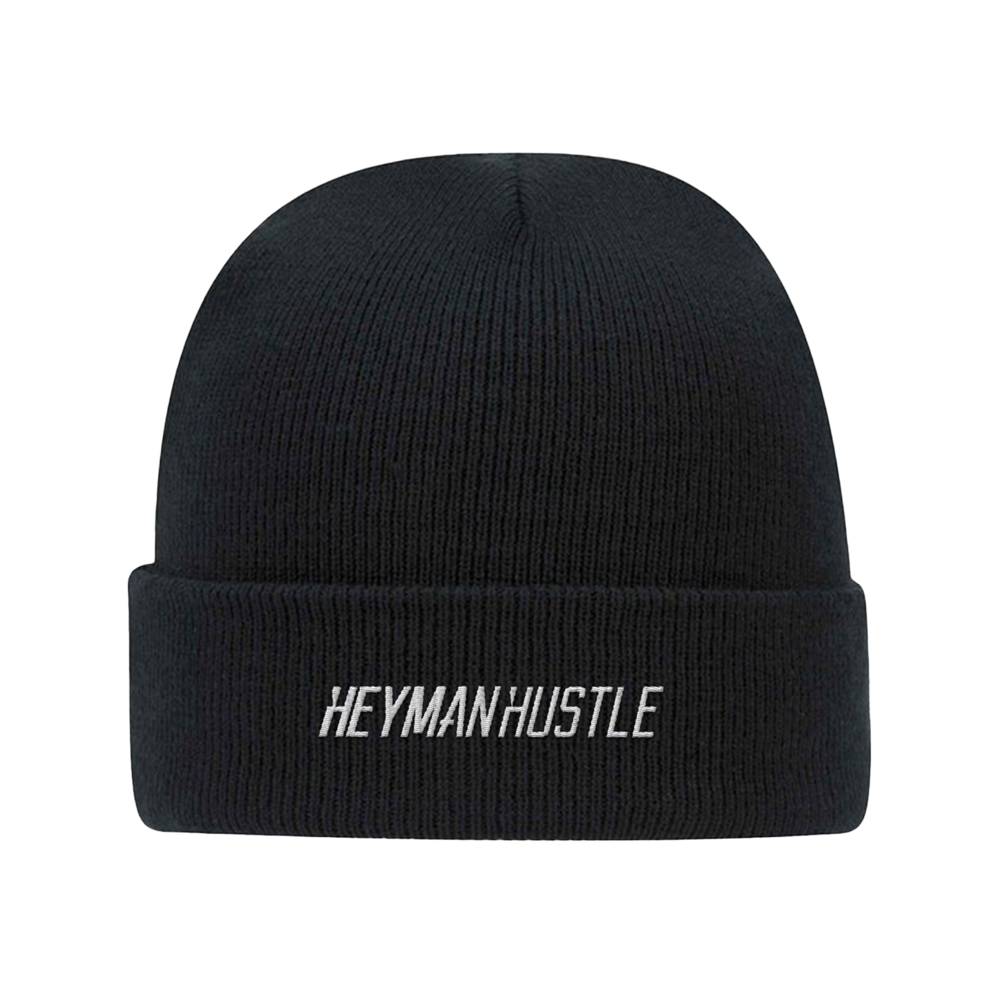 "Heyman Say Hustle" Cuffed Knit Beanie