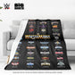 40 Years of WrestleMania Throw Blanket