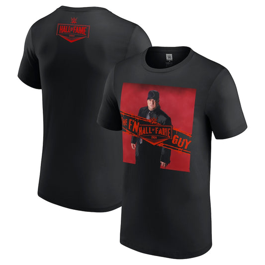 Men's Black Paul Heyman The F'N Hall of Fame Guy T-Shirt