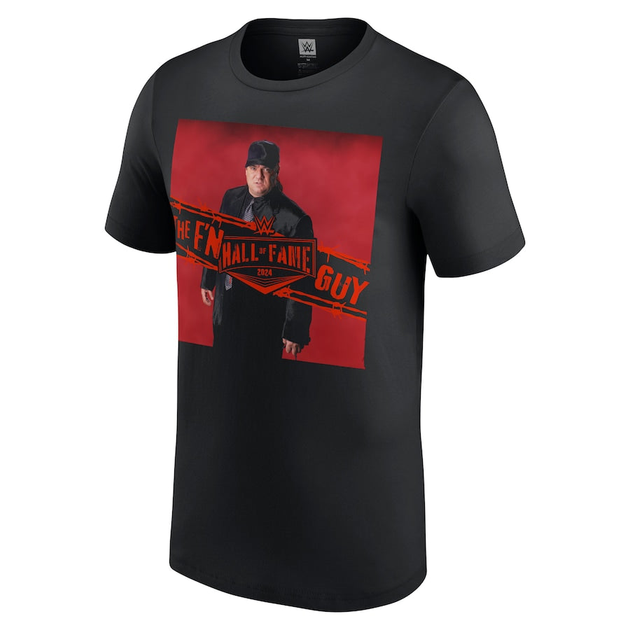 Men's Black Paul Heyman The F'N Hall of Fame Guy T-Shirt