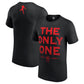 Men's Black Roman Reigns The Only One T-Shirt