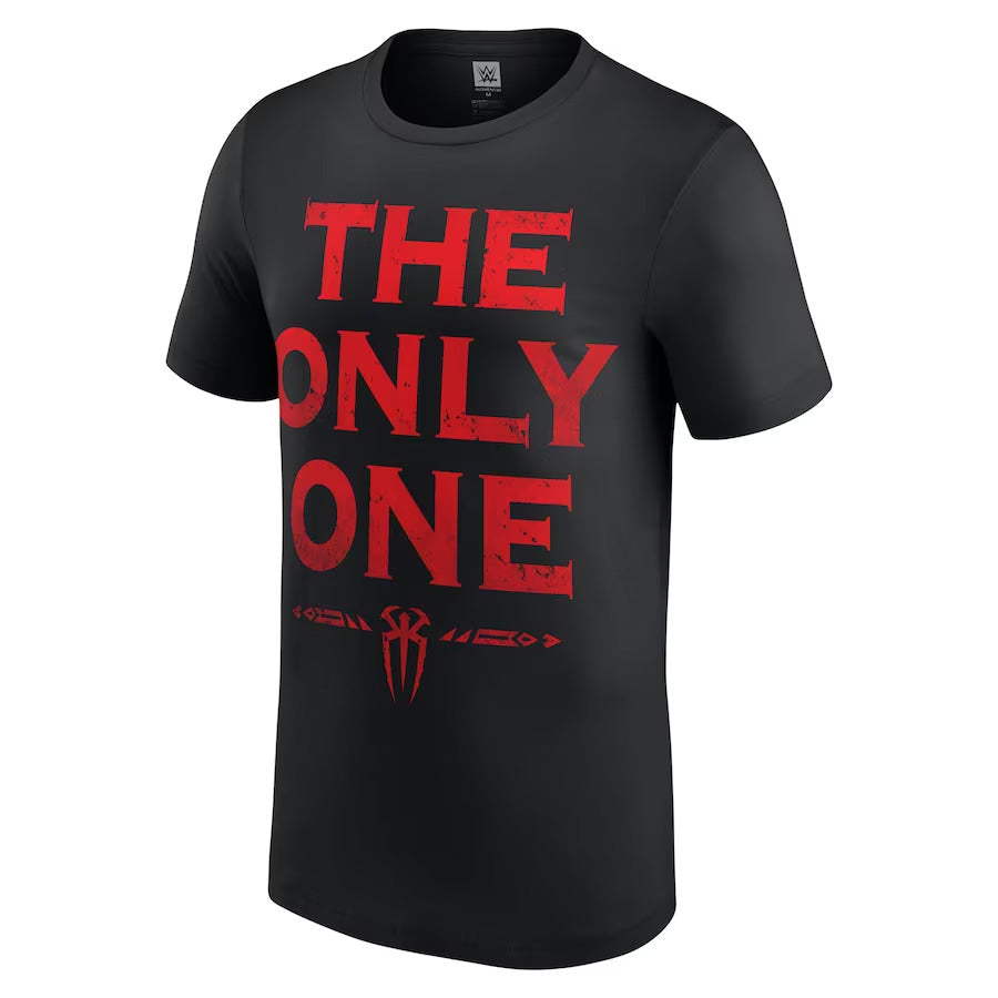 Men's Black Roman Reigns The Only One T-Shirt