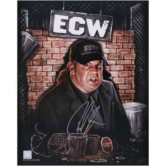 Paul Heyman WWE Autographed 16" x 20" ECW Original Photograph
