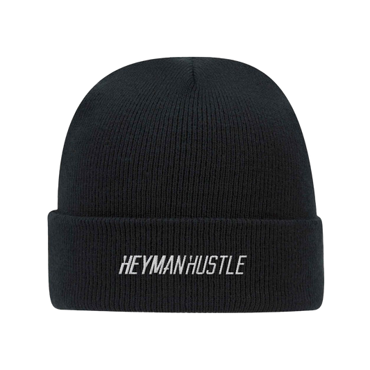 "Heyman Say Hustle" Cuffed Knit Beanie