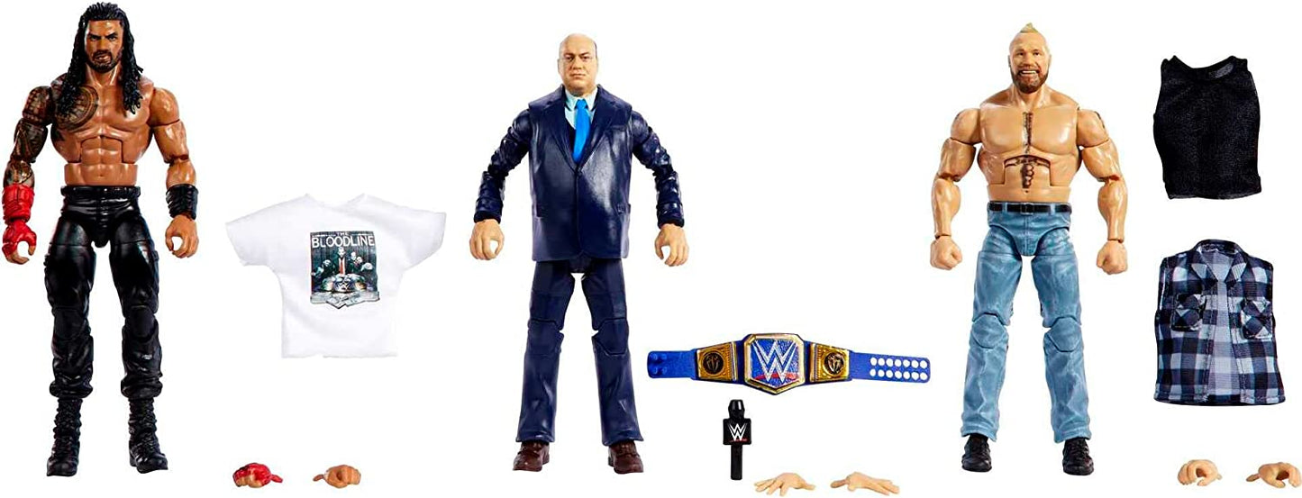 The Beast Incarnate vs Head of the Table 3-Pack (Roman Reigns, Brock Lensar, Paul Heyman) [Amazon Exclusive]